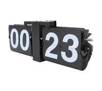 Aolidsive Reloj Automático con Tapa, Minimalista, Retro, Mecánico, Digital, Abatible hacia Abajo, Cuerpo de Acero Inoxidable para Oficina, Escuela y Hogar