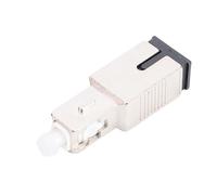 Aolidsive Sc Upc Adaptador Macho a Hembra, Manguito de Cerámica Carcasa | Fibra monomodo 9 125, transferencia de señal de baja pérdida de inserción, equipo de prueba óptica para uso en campo