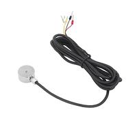 Aolidsive Sensor de Fuerza de Compresión, Acero Inoxidable, Alta Precisión, Mini Celda de Carga de Botón, Capacidad de 1T, Ideal para Equipos de Automatización y Aplicaciones de Medición de Fuerza