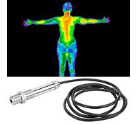 Aolidsive Sensor de Temperatura Termopar, Sonda de Acero Inoxidable, Rango de Medición de 0-572 °F, Ideal para Procesamiento de Alimentos y Aplicaciones Industriales (0-400℃)