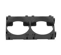 Aolidsive Soporte de Batería de Litio 26650 Soporte de Doble Celda de Plástico Retardante de Llama 56,5 X 29 X 8,7 Mm de Paquete de Ajuste a Presión para Ensamblaje de Batería y Usuarios de Bricolaje