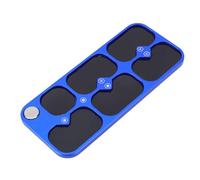 Aolidsive Tablero Magnético de Almacenamiento de Tornillos, Organizador Magnético Compacto con 6 Compartimentos para Tornillos y Piezas, Perfecto para Electrónica y Gafas, Hecho de ABS Duradero