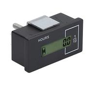 Aolidsive Temporizador de Excavadora, Contador Horario Digital LCD con Control Remoto, para Registro de Potencia del Motor, Rango de Funcionamiento de 12 V a 36 V, Ideal para Maquinaria de (#1)