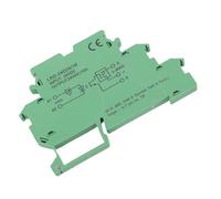 Aolidsive Terminal de relé de Estado Sólido Bloque de relé Resistente a Impactos 10A para Protección de Voltaje, Indicador LED, 1 Pieza, 80x56x6,2 Mm