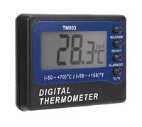 Aolidsive Termómetro Digital TM803, Material ABS, Medidor de Temperatura Preciso, Ideal para Acuarios, Refrigeradores con Función de Alarma, Rango de -50 a 122 F