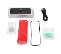 Aolidsive Timbre con Vídeo WiFi, 1080P, Detección de Movimiento de Doble Lente, Conversación Bidireccional, Visión Nocturna por Infrarrojos, Cámara de Timbre Inteligente IP65 con