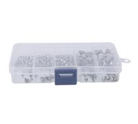 Aolidsive Tornillo Prisionero de 200 Piezas, Casquillo Hexagonal de Acero Inoxidable, Juego de Tornillos Prisioneros de Precisión para Medidores e Instrumentos