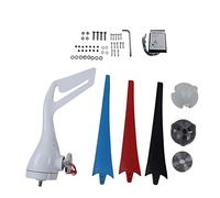 Aolidsive Turbina Eólica Pequeña, Kit de Generador de Turbina Eólica de 100 W CC 24 V con 3 Palas, Rotor de 1,2 M, Arranque de Baja Velocidad para Híbrido Eólico Solar, Uso Doméstico, Granja, Marina