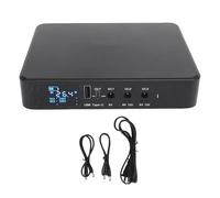 Aolidsive UPS Batería de Respaldo, 10400mAh Fuente de Alimentación Ininterrumpida con Salida USB Tipo C DC 5V 9V 12V, para Cámaras de Seguridad Enrutadores Escáneres de Huellas Dactilares (Enchufe