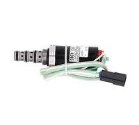 Aolidsive Válvula de Solenoide Rotativa Válvula de Control Hidráulica de Acero Inoxidable KDRDE5K-20 para Excavadora SK200-6E SK200-3