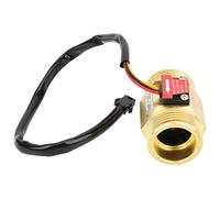Aolidsive YF-B10 Sensor de Caudalímetro Hall Interruptor Sensor de Flujo Hall Medidor de Flujo de Efecto G1in Rosca Macho Latón DC24V 2-50L MIN para Calentador de Agua Máquina