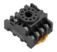 Aolidsive Zócalo de Base de relé de Potencia de 11 Pines PF113A, Material Plástico de Primera Calidad con Tipo de Pasador Redondo, Compatible con relé JQX10F 2Z JTX2C JMK2P I, para