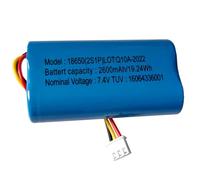AOLIKES 18650 2s1p 2600 mAh 7.4V batería recargable de iones de litio con conector XH2.54/3p / celdas 5C / admite carga rápida / baterías de 8,4 V