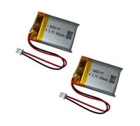 AOLIKES Batería de repuesto de 3,7 V y 380 mAh para auriculares Bluetooth VXI BlueParrott B350-XT, B450-XT, 2 unidades