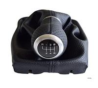 Aolsjyg Palanca Cambios Universal para para Passat CC 2009-2010 5 Palanca De Cambios De Palanca De Cambios De 6 Velocidades con Bota De Polaina Pomo de Cambio de Coche (Color : 6 Speed-Black)