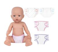 Aolso Accesorios para Muñecas, Juego de Pañales y Alimentación para Muñecas de 12-16