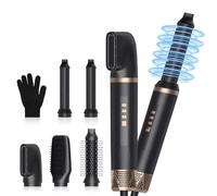 Aolso Cepillo Secador de Pelo 5 en 1, Rizador Pelo Ondas con Cepillos para Rizar, Alisar, Dar Volumen, Suavizar y Secador Set para Peinar, Moldeador de Aire Caliente para Todo Tipo de Cabello/Largo.