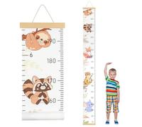 Aolso Medidor altura Gráficos de Crecimiento,Medidor de Altura para Niños,Medidor Altura Niños Pared Montado en la Pared, Tabla de Crecimiento,Decoración de la Habitación Infantil-zoo
