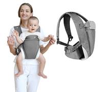 Aolso Mochila Portabebés Multifunción para Bebés,Ergonómica Fulares Porteadores para Bebés,Portabebés Transpirable,Fulares portabebé,Portabebés de 0 a 36 mese,Fácil de Usar y Colocar, Unisex Ajustable