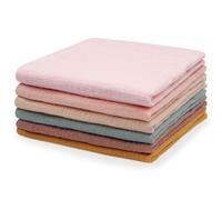 Aolso Muselinas Algodón 30x30cm, Paquete con 6 Unidades, Manta Recién Nacido, Regalo, Sirve de Toalla, Gasas, Cuna y Cambiador, Tejido Super Suave, Absorbente y Multiusos