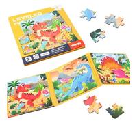 Aolso Puzzle Magnetico de 3-7 Años, 25-30-42 Piezas, 3 en 1 Puzzle Magnético para Niños, Libro de Rompecabezas de Animales, Juegos de Viaje y Juguetes de Viaje, Regalo Magnético Educativo