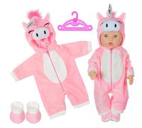 Aolso Ropa para Muñecas Bebé,Ropa para Muñecos Bebé de 35cm-45cm,Conjunto de Ropa de Muñeca,Juego de Disfraz de Muñeca para Niños y Niñas,Accesorios para Muñeca(no muñecas)-Unicornio