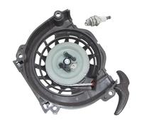 AOLUOER Arrancador de retroceso for 1E48F 48F 63CC Motor 2 tiempos taladro tierra piezas arranque por cuerda