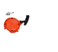 AOLUOER Cortacésped de arranque retroceso, piezas motor gasolina for H/u/s/q/v/a/r/n/a 543R 541, herramientas jardín(543R)