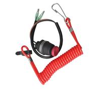 AOLUOER Interruptor de parada seguridad 398-06830 con cordón for piezas Motor barco fueraborda T/o/h/a/t/s/u 398-06830-0 398068300M
