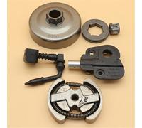 AOLUOER Kit de bomba aceite llanta piñón rodamiento tambor embrague 3/8 ", compatible con piezas motosierra P/A/R/T/N/E/R 350 351 352 370 371 390 420