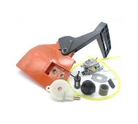 AOLUOER Kit de carburador cubierta piñón embrague manija freno motosierra for H/U/S/Q/V/A/R/N/A 142 141 137 136 piezas gasolina