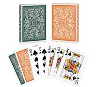 Aomaic 2 Pack Cartas Poker Baraja Poker Índice Estándar Tarjeta Baraja de Cartas Poker Cards para Familias Playing Cards Fiesta Juego de Cartas