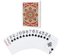 Aomaic Cartas Poker Plastico Baraja Poker Índice Grande Tarjeta Baraja de Cartas Poker Cards para Familias Plastico Playing Cards Fiesta Juego de Cartas