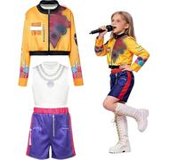 AOMAIGAD Disfraz de Ruu-mi Anime Cosplay, Ruu-mi Cosplay Costume, Disfraz de Cosplay de Anime K-pop, Ideal para Fiestas Carnavals (6-7Y/130)