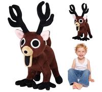 Aomantic Sarl Juguete de ciervo de peluche, 99 noches en el bosque ciervo peluche, CER-f Animal de Peluche, C-ERF P-eluche Figures, C-ERF Peluches para niños, 99 Nights in The Forest Muñeca en