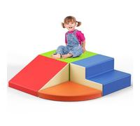 Aomdom Bloques de espuma para niños, estructura de escalada interior, funda de poliuretano impermeable, cremallera oculta, promueve la aptitud y la creatividad, 1-5 años, interior/guardería (colores