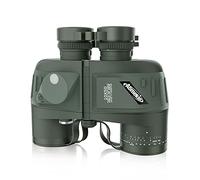 Aomekie Prismáticos Marinos 10X50 BAK4 Prismáticos Militares de Navegación de Uso Militar para Navegación Canotaje Pesca Deportes Acuáticos