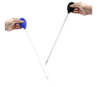 Aomhrek 2 Piezas Sifonador Acuario, Limpiafondos Acuario, Alimentador de Peces, Alimentador de Coral, Accesorios de Pecera para Limpieza y Alimentación (45 CM)