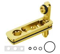 Aomhrek La Base del Encendedor es Compatible con el Encendedor Zippo Revestimiento Más Ligero Juego de Accesorios para Encendedores (Dorado)