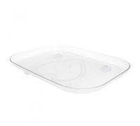 Aomhrek Lazy Susan - Organizador Giratorio Transparente para Nevera, Estante para Especias, Armarios, Mesas, Aparadores y Encimeras