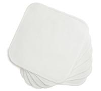 Aomig 6 toallitas de algodón de bambú lavables, 20 x 20 cm, perfectas para manos y cara del bebé, paños desmaquillantes antibacterianos