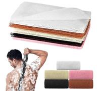 Aomig Africano Esponja de Baño, 5Pcs Exfoliante Africana de Nailon, Paño de Baño Exfoliante, Esponja de Red Africana para Mujeres y Hombres, Limpieza Profunda del Cuerpo Spa Masaje, Color Mixto