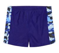 Aomig Bañador para Niño, Bañadores Cortos para Niño Lunares Azul Marino, Shorts de Bañador Infantil, Ropa de Bañador Bóxer Secado Rápido con Cintura Ajustable, Swimshort para Playa Piscina, 12 Yardas