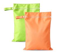 Aomig Bolsas Impermeables, En Paquete de Dos, Imprescindibles para Viajar | Colores Lisos y Sencillos, Bolso con Asas y Cierre de Corchete, Gran Capacidad, Almacenamiento Ordenado, Multifuncional