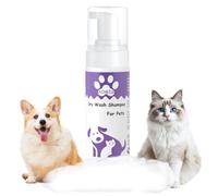 Aomig Champu Seco Perros, Champú Seco para Mascotas con Ingredientes Naturales, Limpieza Profunda sin Agua, Nutrición para Piel Sensible y Aroma Fresco (150ml)