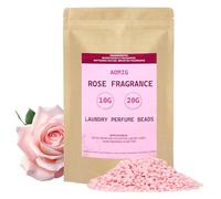 Aomig Perlas Lavadora Perfumadas, 500g Perfume para la colada Perlas De Fragancia, perfumador ropa Para Un Frescor Mas Suave Y Duradero, Rosa