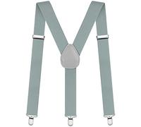 Aomig Tirant para Pantalones Hombre, Tirantes Elegantes Retro y Forma, Caballero Ajustables, con Clips Fuertes, Accesorio Traje para Business y Fiesta Boda, 35 mm Ancho