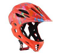 Aomiun Celmets para Bicicletas para Niños, Ajustables y Transpirables, Cascos de Bicicleta Integrales Ligeros para Niños Pequeños con Iluminación LED (M)