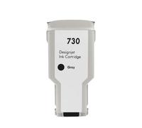 Aomya 730 Cartucho de Tinta 300ml P2V68A P2V69A P2V70A Compatible con DesignJet T1600 T1600dr T1700 T1700dr T2600 T2600d(Gray)