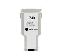 Aomya 730 Cartucho de Tinta 300ml P2V68A P2V69A P2V70A Compatible con DesignJet T1600 T1600dr T1700 T1700dr T2600 T2600d(MBK)